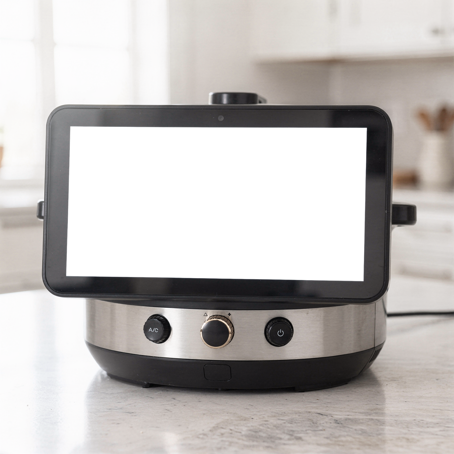 Kitchen Appliance, Appliance Multi Cooker Counter | High-Res PNG with Transparent Screen | Commercial Use | bulkmockup | MockupBulk