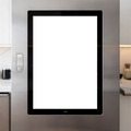 Kitchen Appliance Mockup | Appliance Smart Fridge Closeup | Transparent Screen PNG Download | Commercial Licence | bulkmockup