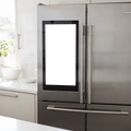 Kitchen Appliance Mockup | Appliance Smart Fridge Modern Kitchen | Device Mockup PNG | bulkmockup | Commercial Licence Included | MockupBulk