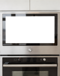 Kitchen Appliance Mockup | Appliance Smart Oven Closeup | Device Screen PNG | bulkmockup Template | For Portfolio & Showcase | MockupBulk