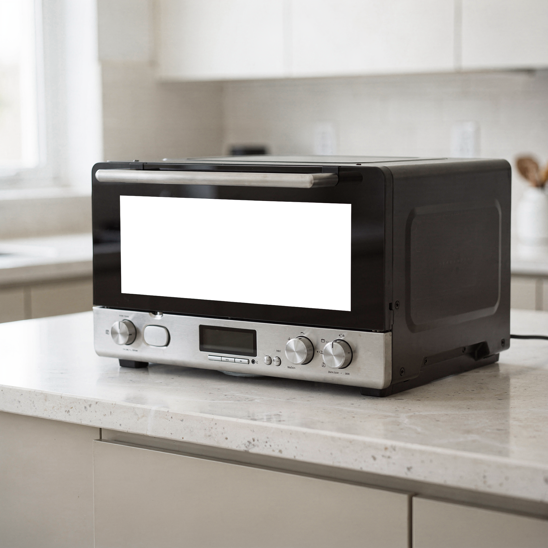 Kitchen Appliance, Appliance Smart Oven Countertop | bulkmockup PNG Template | Transparent Display | Commercial Use | MockupBulk
