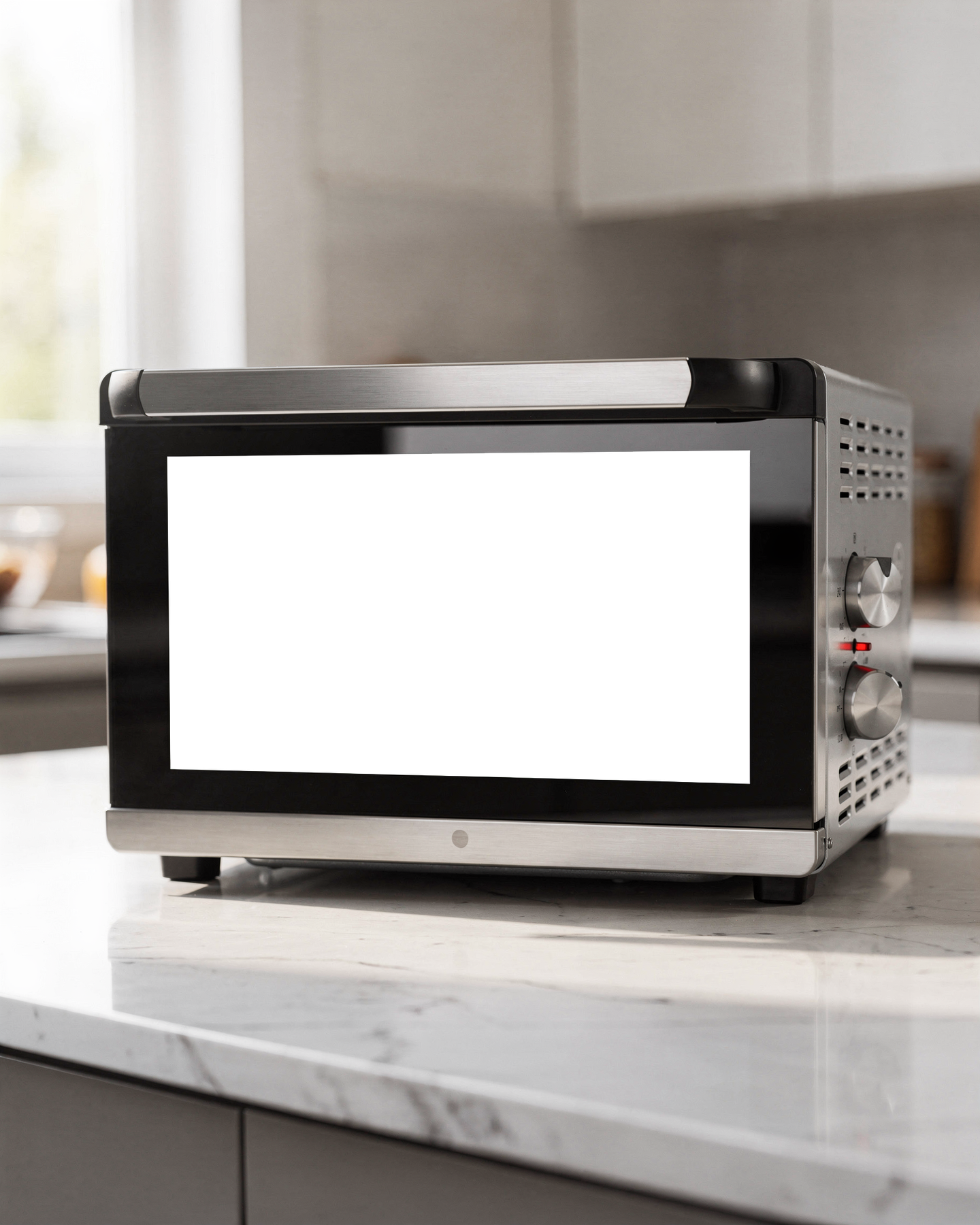 Kitchen Appliance Mockup — Appliance Smart Oven Countertop — High-Res PNG Mockup | bulkmockup | Commercial Licence | MockupBulk