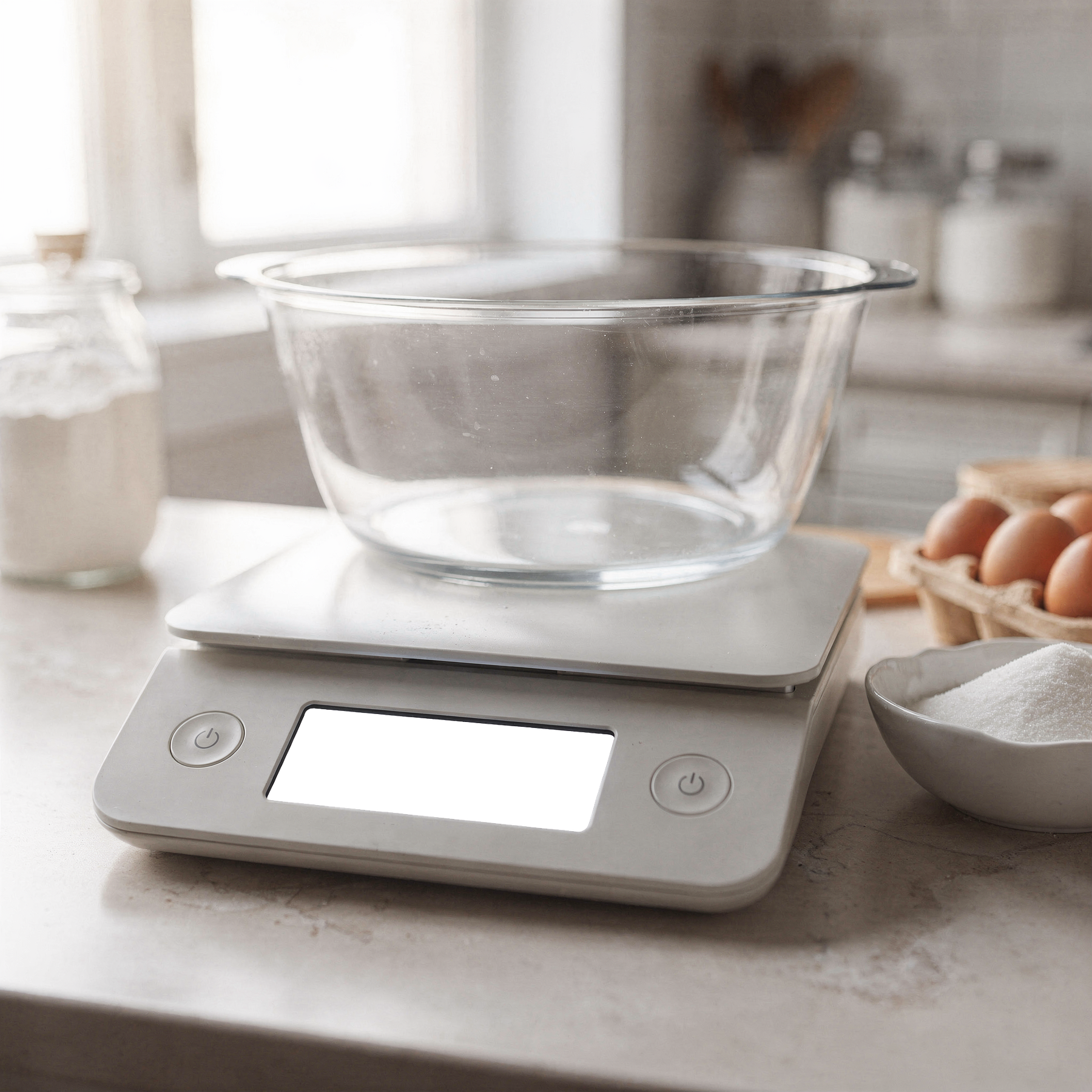 Kitchen Appliance Mockup | Appliance Smart Scale Counter | bulkmockup PNG Template | Transparent Display | Commercial Use | MockupBulk