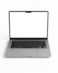 Laptop Mockup — Generic Closed White Bg — Instant PNG Download | Transparent Screen | Commercial Use | MockupBulk