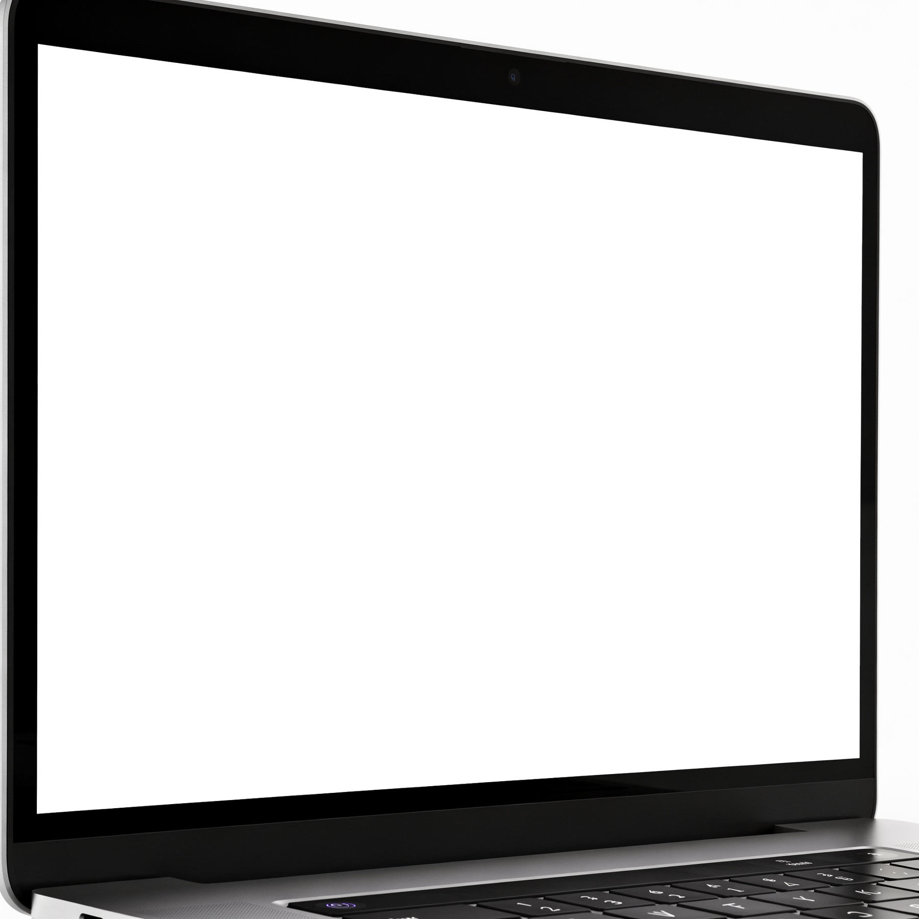 Laptop, Generic Closeup Screen Edge | PNG Screen Template | bulkmockup Instant Download | Commercial Licence | MockupBulk