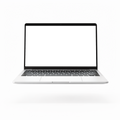 Laptop Mockup | Generic Floating White Bg | PNG Mockup Template | bulkmockup | For App & Web Designers | MockupBulk