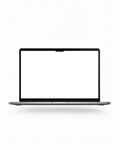 Generic Levitating Shadow Laptop Mockup | PNG Screen Template | bulkmockup Instant Download | Commercial Licence | MockupBulk