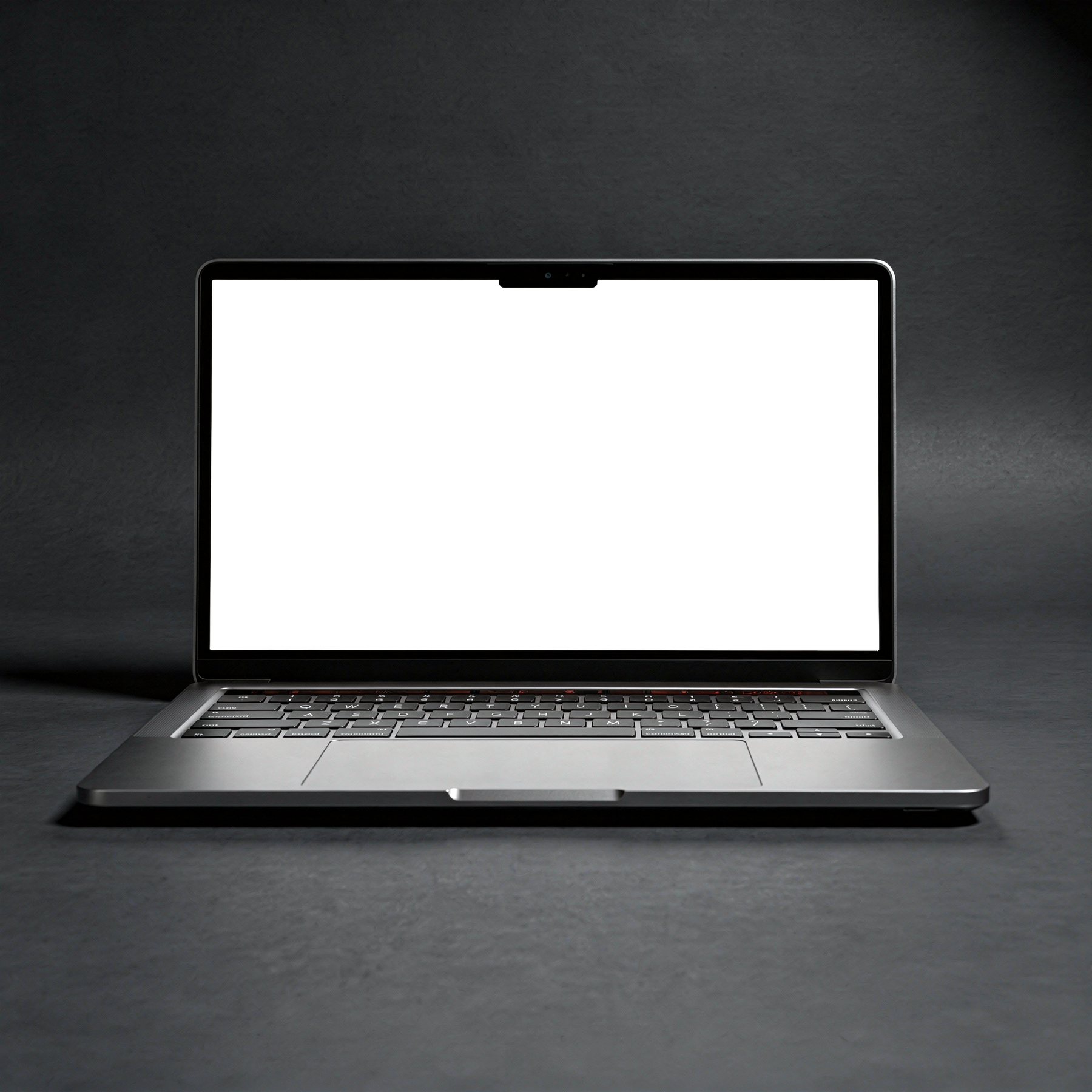 Laptop, Generic Open Black Bg | Device Screen PNG | bulkmockup Template | For Portfolio & Showcase | MockupBulk