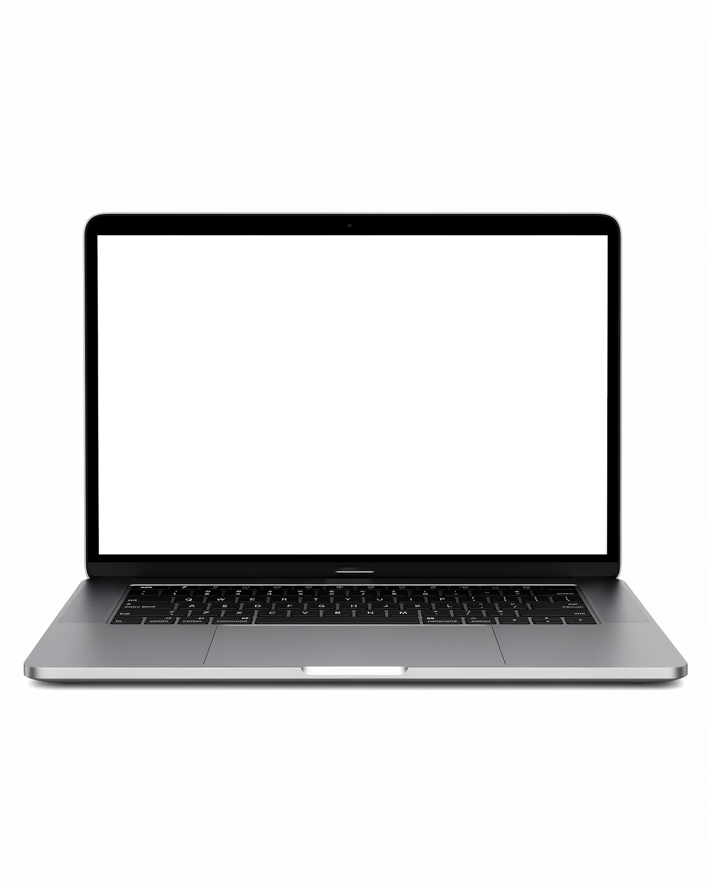 Laptop Mockup | Generic Open White Bg | High-Res PNG with Transparent Screen | Commercial Use | bulkmockup | MockupBulk