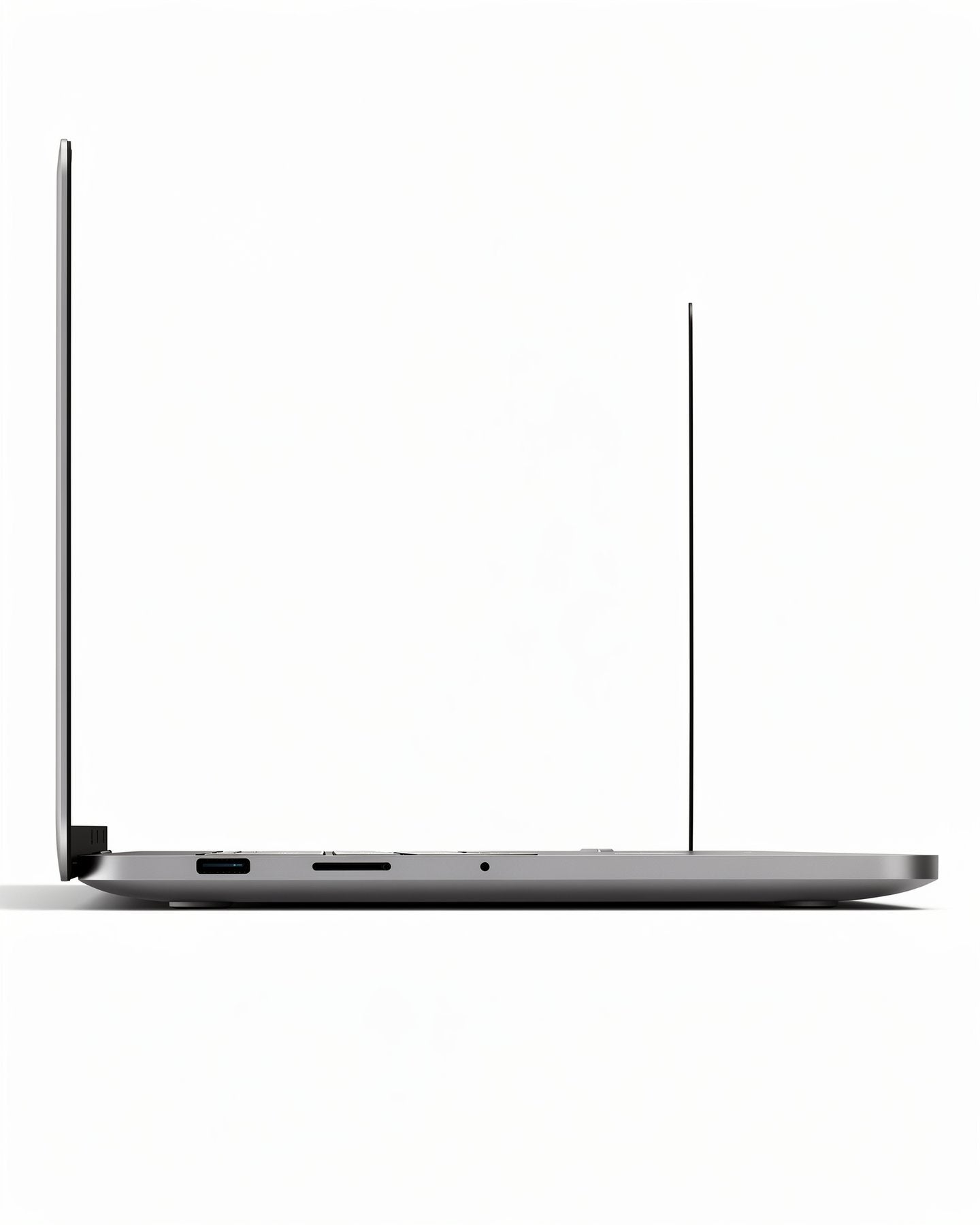 Laptop Mockup — Generic Side Profile — Screen Mockup PNG | bulkmockup Download | For UI/UX Designers | MockupBulk