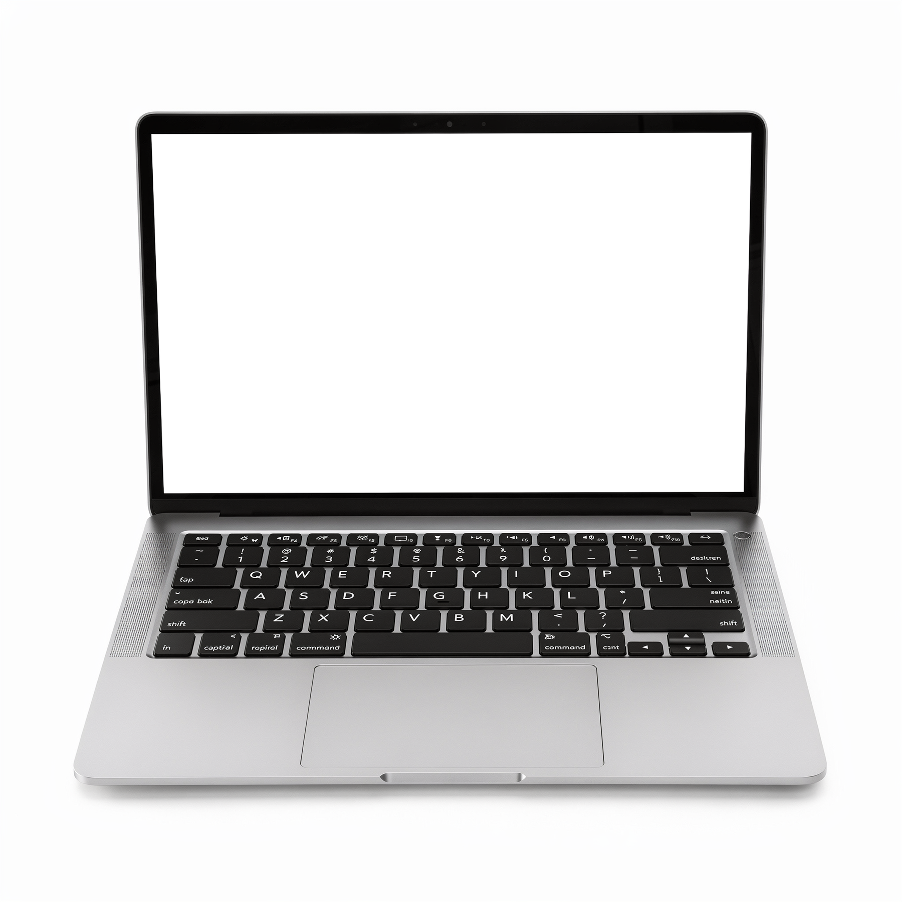 Laptop Mockup — Isolated Open Topdown — bulkmockup Transparent Mockup | PNG Download | Commercial Use | MockupBulk
