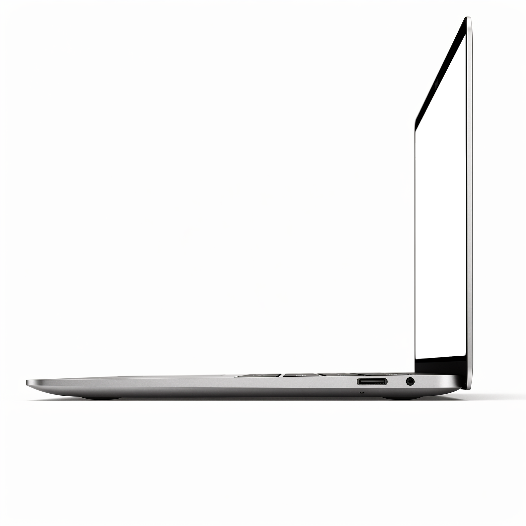 Laptop Mockup | Isolated Side Profile | PNG Screen Template | bulkmockup Instant Download | Commercial Licence | MockupBulk