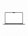 Laptop Mockup — Isolated Side Profile — Instant PNG Download | Transparent Screen | Commercial Use | MockupBulk