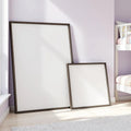 Kids Room Lifestyle Frame Mockup — Plain Square Frame Square 1:1 — Perspective View — #04329 | MockupBulk