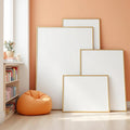 Kids Room Premium Interior Mockup — Plain Square Frame Square 1:1 — Perspective View — #04334 | MockupBulk