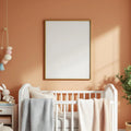 Nursery Premium Interior Mockup — Plain Square Frame Portrait 2:3 — Perspective View — #04987 | MockupBulk