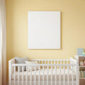 Nursery Wall Art Mockup — Plain Square Frame Portrait 2:3 — Perspective View — #05427 | MockupBulk