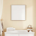 Nursery Lifestyle Frame Mockup — Plain Square Frame Portrait 4:5 — Perspective View — #05171 | MockupBulk