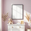 Nursery Styled Room Mockup — Plain Square Frame Portrait 5:7 — Perspective View — #05311 | MockupBulk