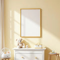 Nursery Interior Frame Mockup — Plain Square Frame Square 1:1 — Perspective View — #05323 | MockupBulk