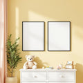 Nursery Styled Room Mockup — Plain Square Frame Square 1:1 — Perspective View — #05336 | MockupBulk