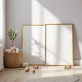 Nursery Room Scene Mockup — Plain Square Frame Portrait 2:3 — Perspective View — #05298 | MockupBulk
