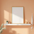 Nursery Editorial Room Mockup — Plain Square Frame Square 1:1 — Perspective View — #05130 | MockupBulk