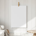 Coastal A3 Clipped Poster Mockup — Blank Template #00391 — A3 JPG Instant Download | Commercial Licence | bulkmockup Shop | MockupBulk