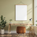 Home Office A3 Poster Hanger Mockup — Blank Template #00373 — bulkmockup A3 Template | JPG Instant Download | For Etsy POD | MockupBulk