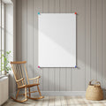 Farmhouse A3 Pinned Poster Mockup, Blank Template #00384 | A3 Frame JPG | bulkmockup Mockup Template | Commercial Use Included | MockupBulk
