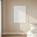 Blank Template #00374 White Bedroom A3 Taped Poster Mockup | bulkmockup A3 Template | JPG Instant Download | For Etsy POD | MockupBulk