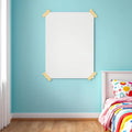 Kids Room Wall Art Mockup — Plain Square Frame Portrait 2:3 — Perspective View — #03220 | MockupBulk
