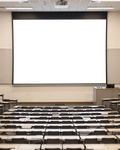 Projector, No P Classroom Empty Hall | bulkmockup Transparent Mockup | PNG Download | Commercial Use | MockupBulk