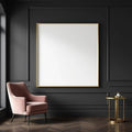 Art Deco Editorial Room Mockup — Plain Square Frame Square 1:1 — Perspective View — #02086 | MockupBulk
