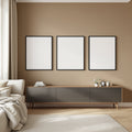Blank Template #00406 White Bedroom A3 Room Scene Mockup | A3 Frame Mockup JPG | Commercial Use | Etsy POD bulkmockup | MockupBulk