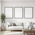 Farmhouse A3 Room Scene Mockup, Blank Template #00433 | A3 Print Mockup | Instant Download | bulkmockup | Commercial Licence | MockupBulk
