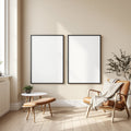 Scandinavian A3 Room Scene Mockup — Blank Template #00402 — A3 Mockup Template | High-Res JPG Download | bulkmockup | MockupBulk