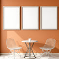 Cafe & Bar A3 Barn Wood Frame Mockup, Blank Template #00237 | High-Res A3 Mockup | bulkmockup Download | Commercial Use | MockupBulk