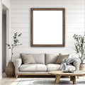 Blank Template #00250 Farmhouse A3 Barn Wood Frame Mockup | High-Res A3 Mockup | bulkmockup Download | Commercial Use | MockupBulk