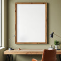 Home Office A3 Chunky Rustic Frame Mockup | Blank Template #00094 | A3 JPG Instant Download | Commercial Licence | bulkmockup Shop | MockupBulk