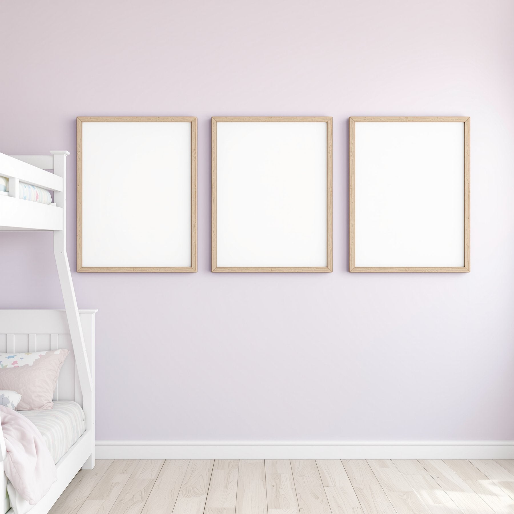Blank Template #00093 Kids Room A3 Chunky Rustic Frame Mockup | A3 Print Mockup | Instant Download | bulkmockup | Commercial Licence | MockupBulk