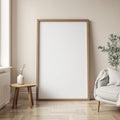 Scandinavian A3 Chunky Rustic Frame Mockup, Blank Template #00067 | A3 Frame JPG | bulkmockup Mockup Template | Commercial Use Included | MockupBulk