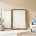 Coastal A3 Ornate Gold Frame Mockup — Blank Template #00024 — High-Res A3 Mockup | bulkmockup Download | Commercial Use | MockupBulk