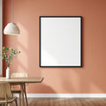 Dining Room A3 Thick Black Frame Mockup | Blank Template #00289 | bulkmockup A3 Template | JPG Instant Download | For Etsy POD | MockupBulk