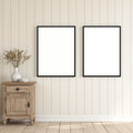 Blank Template #00314 Farmhouse A3 Thick Black Frame Mockup | bulkmockup A3 Template | JPG Instant Download | For Etsy POD | MockupBulk