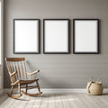 Farmhouse A3 Thick Black Frame Mockup — Blank Template #00315 — High-Res A3 Mockup | bulkmockup Download | Commercial Use | MockupBulk