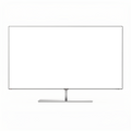TV Mockup — Isolated Standalone Front On — PNG Mockup Template | bulkmockup | For App & Web Designers | MockupBulk