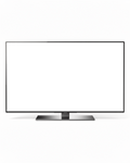 TV, Isolated Standalone With Shadow | Device Screen PNG | bulkmockup Template | For Portfolio & Showcase | MockupBulk