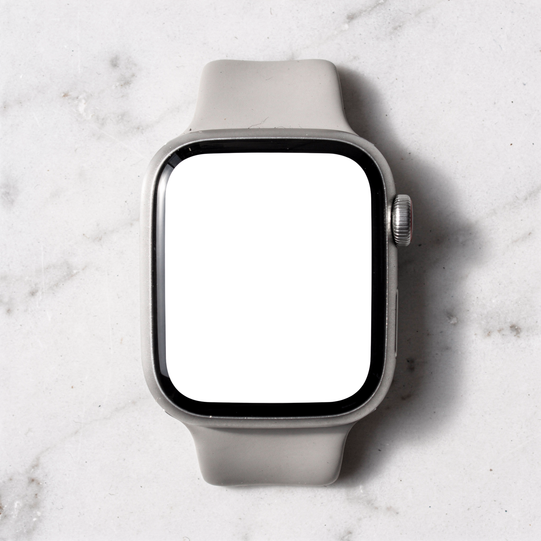 Smartwatch Mockup | Generic Flat Marble Bg | High-Res PNG Mockup | bulkmockup | Commercial Licence | MockupBulk