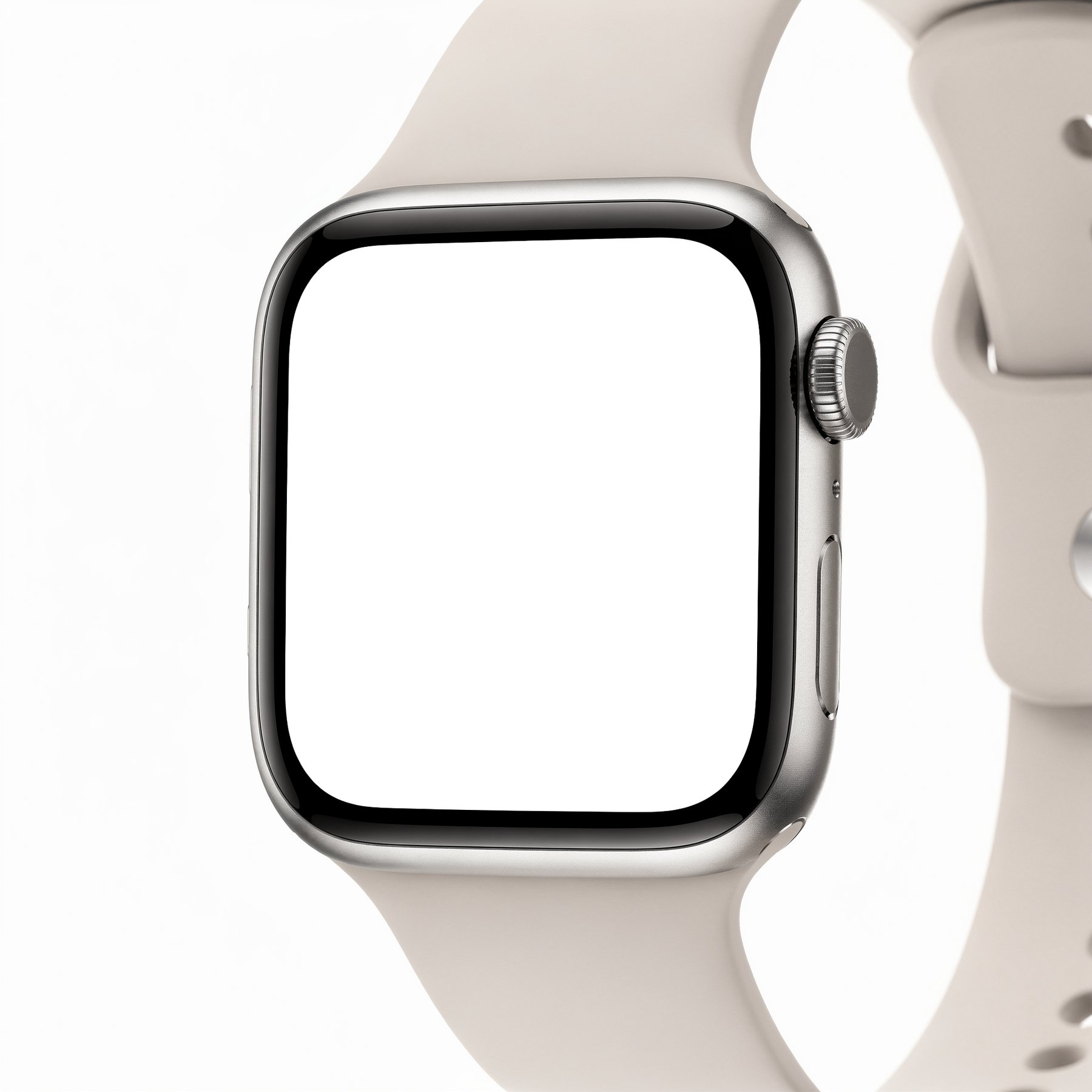 Smartwatch Mockup — Generic Side Profile — PNG Mockup Template | bulkmockup | For App & Web Designers | MockupBulk